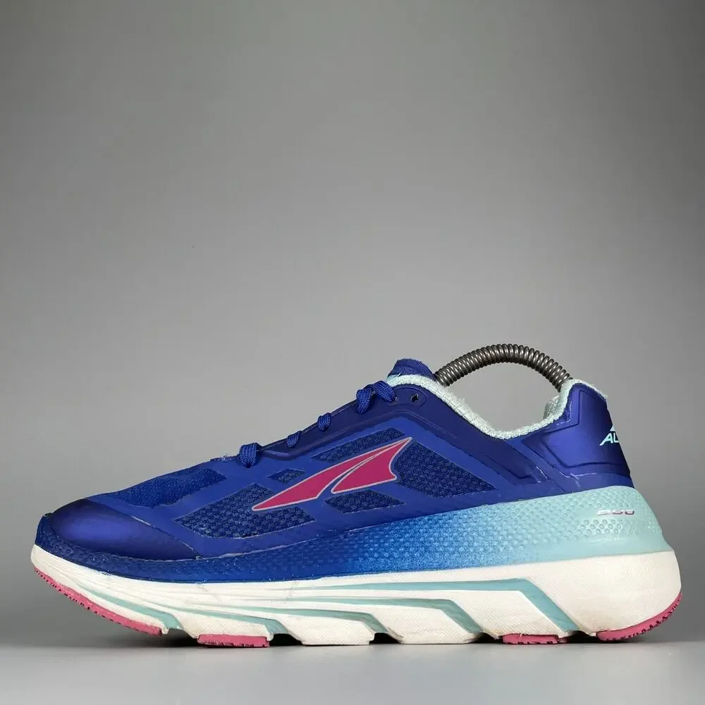 Altra Duo Women's 7 Blue Pink Running Sneakers Lace Up Low Top Shoes Casual GUC